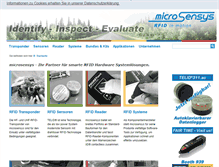 Tablet Screenshot of microsensys.de